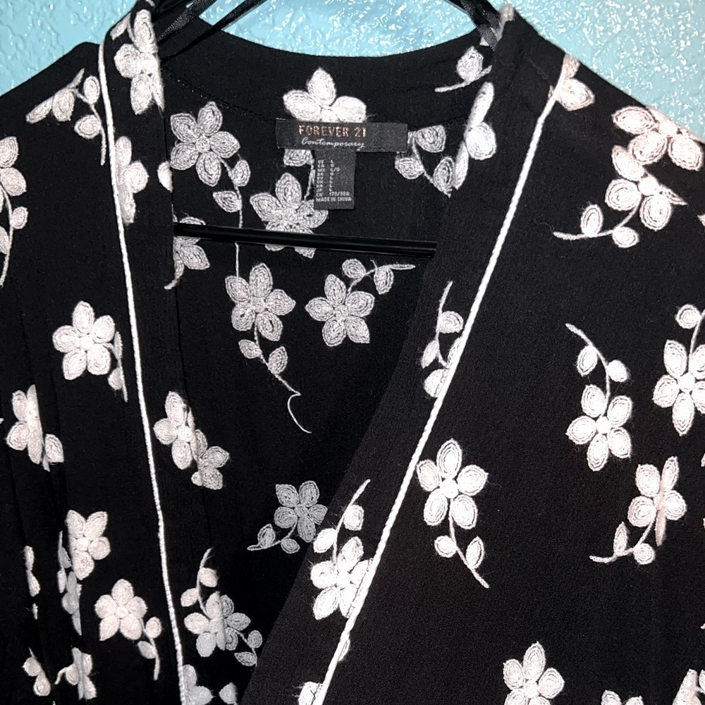 Floral F21 Kimono